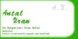 antal uram business card